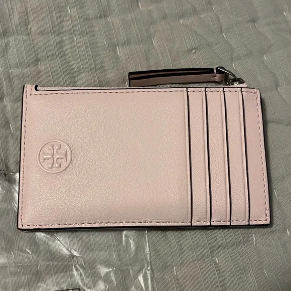 Tory Burch Fleming Cardholder in Soft Pink - Picture 4 of 12